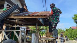 Babinsa Dorong Semangat Gotong Royong