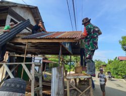 Kehadiran Babinsa Dorong Semangat Gotong Royong Warga Awang Besar