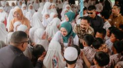 Temui Anak-Anak Sekolah; Hj. Fathul Jannah Muhidin Gelorakan Pola Konsumsi Pangan Beragam, Bergizi, Seimbang dan Aman