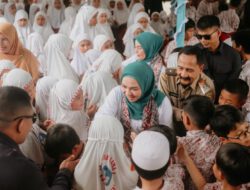 Temui Anak-Anak Sekolah; Hj. Fathul Jannah Muhidin Gelorakan Pola Konsumsi Pangan Beragam, Bergizi, Seimbang dan Aman