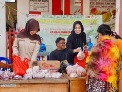 Disperindag Balangan Gelar Pasar Murah di Desa Kapul, Warga Antusias Berburu Sembako Murah