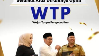 Barito Kuala Kembali Raih Opini WTP, Ketua DPRD Ayu Dyan Liliana Dampingi Bupati Terima LHP BPK