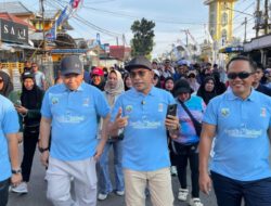 Ribuan Warga Meriahkan Fun Walk Kotabaru Hebat, Sampah Plastik Ditukar Sembako