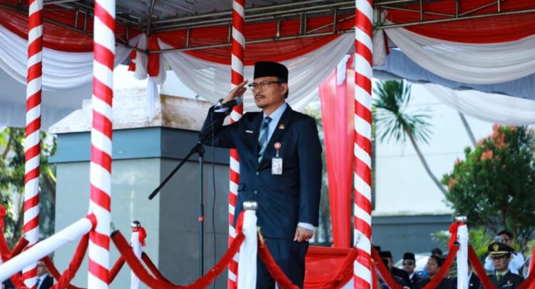 Peringatan Hari Lahir Pancasila di Halaman Kantor Gubernur Kalsel Banjarbaru