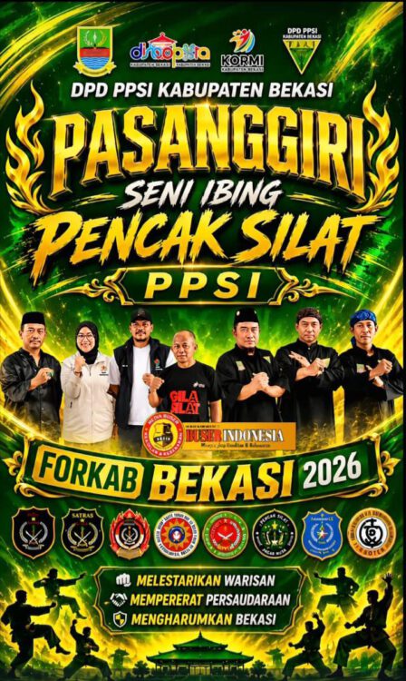 Pasanggiri Seni Ibing Pencak Silat FORKAB Bekasi 2026 Jadi Ajang Seleksi Pegiat Terbaik Menuju FORPROV Jawa Barat