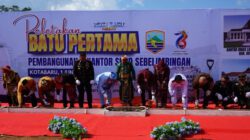 Bupati Kotabaru Letakkan Batu Pertama Empat Kantor SKPD