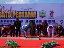 Bupati Muhammad Rusli Letakkan Batu Pertama Empat Kantor SKPD, Tonggak Baru Pusat Pemerintahan Modern Kotabaru