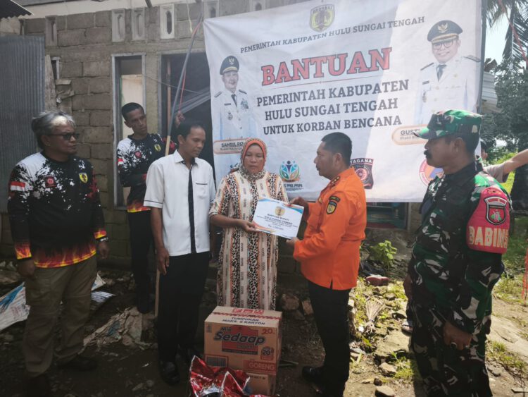 Babinsa Hadir Dampingi Bupati HST