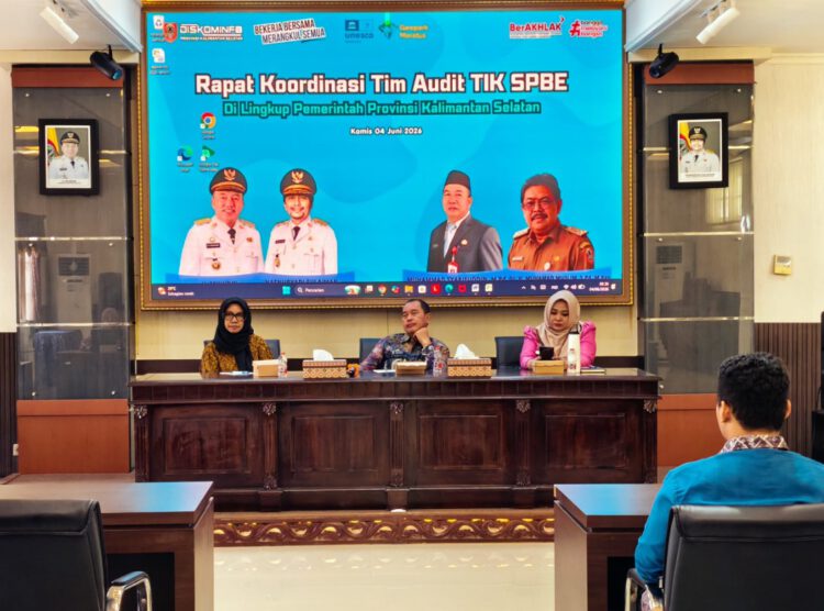 Diskominfo Kalsel Matangkan Persiapan Audit TIK SPBE