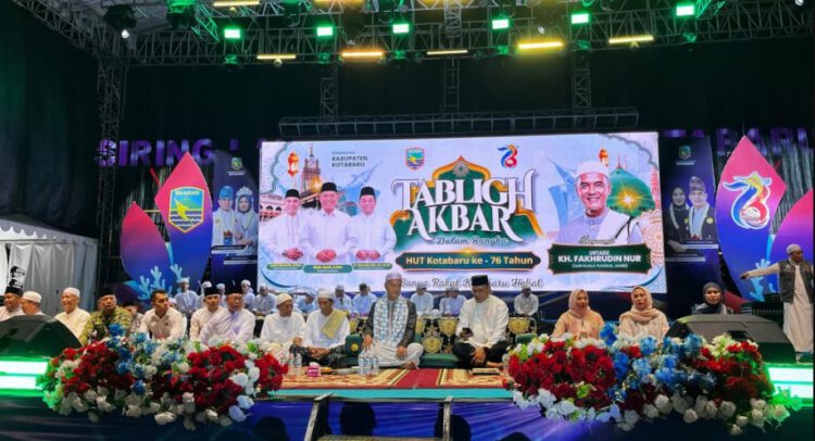 Tabligh Akbar Harjad Kotabaru, Guru Tungkal Ajak Jaga Persatuan