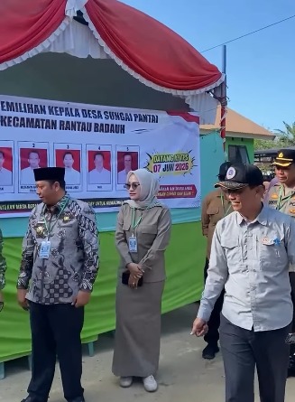 Ketua DPRD Batola Turun Langsung Monitoring Pilkades