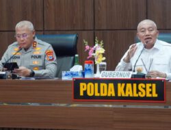 Gubernur H. Muhidin Pimpin Pembentukan Satgas Karhutla dan Pengawasan Pendistribusian BBM di Kalimantan Selatan