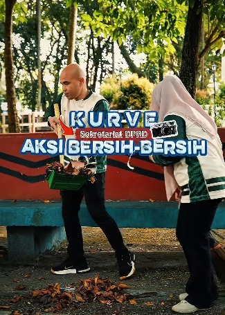 Sekretariat DPRD Batola Bergerak, Taman Palagan Dibersihkan Jelang MTQN Tingkat Provinsi Kalsel