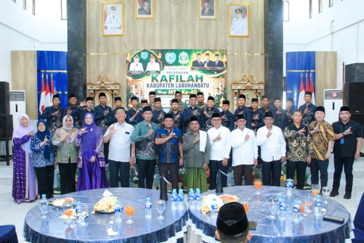 Wabup Jamri Lepas Kafilah MTQ Kabupaten Labuhanbatu