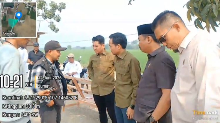 Komisi III DPRD Kabupaten Bekasi Sidak Dugaan Proyek Pengurugan Ilegal di Desa Sukaasih