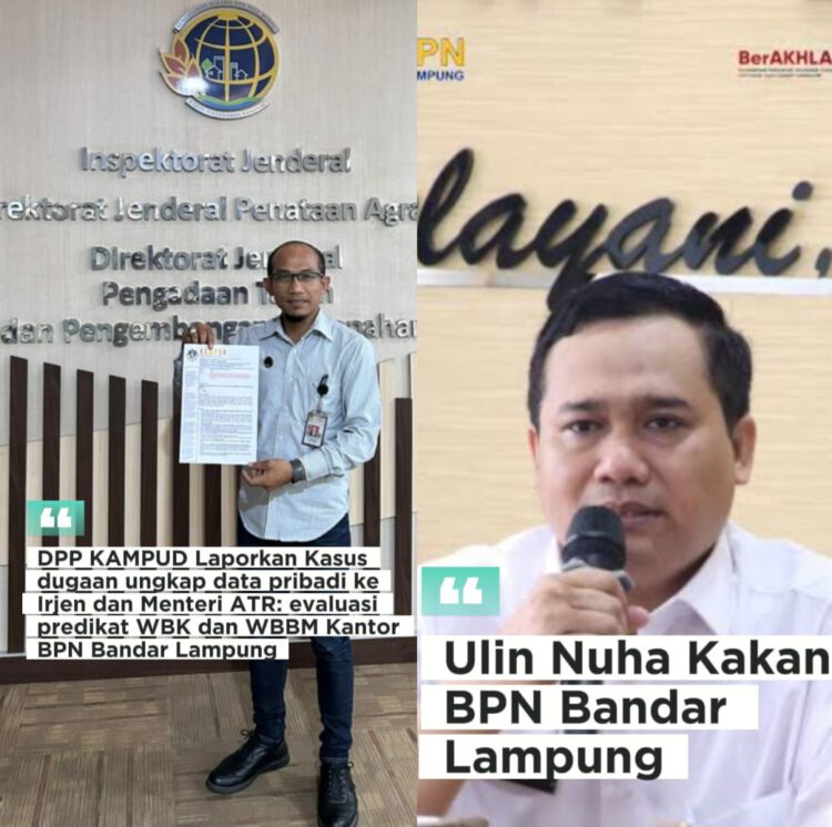 Evaluasi WBK dan WBBM BPN Bandar Lampung