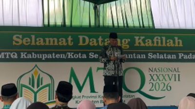 Sekretaris DPRD Barito Kuala Sambut Hangat Kafilah Tanah Laut, Perkuat Ukhuwah di MTQ Nasional XXXVII Kalsel