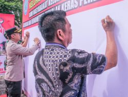 Pemkab Labuhanbatu, Polres dan Kodim 0209/LB Satu Komando Perangi Narkoba, Ikrar Bersama Dikukuhkan di Kampung Bebas Narkoba