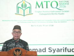 Sekdaprov H. Muhammad Syarifuddin Hadiri Malam Ta’aruf MTQ XXXVII Tingkat Provinsi Kalimantan Selatan, Syiar Islam Semakin Berkembang