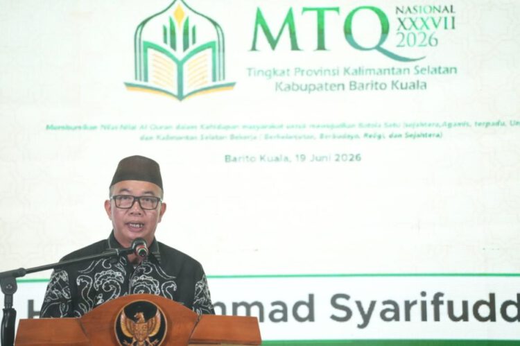 Sekdaprov H. Muhammad Syarifuddin Hadiri Malam Ta’aruf MTQ XXXVII Tingkat Provinsi Kalimantan Selatan
