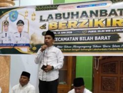 Zikir Akbar Tahun Baru Islam 1448 H Berlangsung Khidmat, Camat Bilah Barat Apresiasi Dukungan Masyarakat