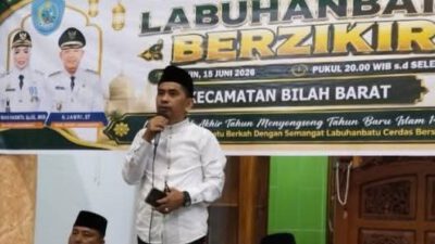 Zikir Akbar Tahun Baru Islam 1448 H Berlangsung Khidmat, Camat Bilah Barat Apresiasi Dukungan Masyarakat
