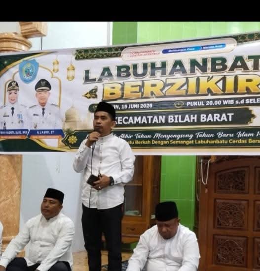 Zikir Akbar Tahun Baru Islam 1448 H / 20206 H Berlangsung Khidmat, Camat Bilah Barat Apresiasi Dukungan Masyarakat
