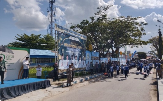 Sekretaris DPRD Barito Kuala Hadiri Pelepasan Pawai Ta'Aruf