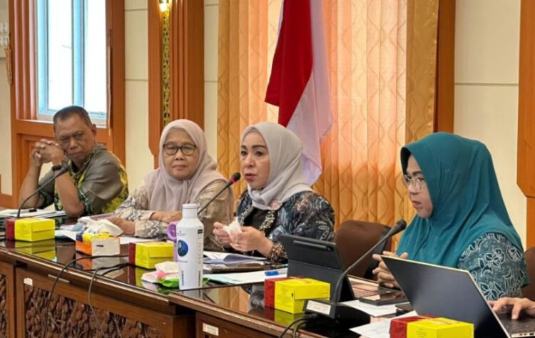 Ketua TP PKK Hj. Fathul Jannah Muhidin Pimpin Rapat Bulanan