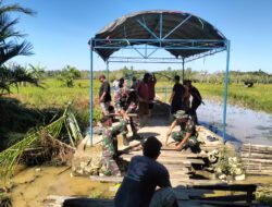 Empat Jembatan Baru Dibangun Kodim 1002/HST, Permudah Akses Warga dan Distribusi Hasil Pertanian