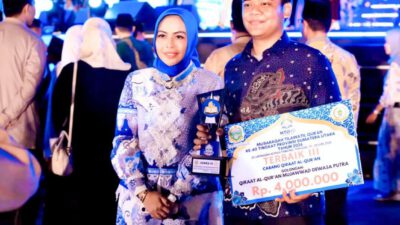 Bupati Maya Hasmita Hadiri Penutupan MTQ ke-40 Sumut, Kafilah Labuhanbatu Torehkan 10 Prestasi Membanggakan