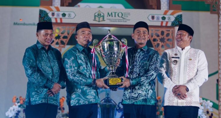 Penutupan MTQ XXXVII Tingkat Kalsel di Batola; Gubernur H. Muhidin Ajak Masyarakat Membiasakan Baca Al- Quran
