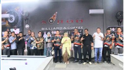 Bupati Maya Hasmita Resmi Buka Bupati Cup Open Tournament Biliar Labuhanbatu, Dorong Lahirnya Atlet Berprestasi