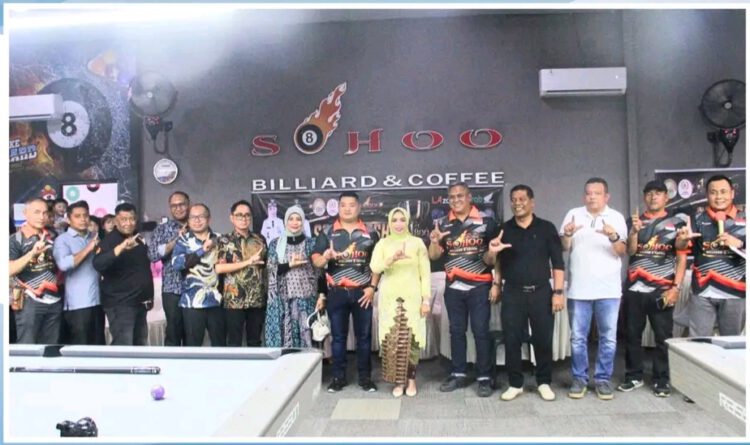 Bupati Maya Hasmita Resmi Buka Bupati Cup Open Tournament Biliar Labuhanbatu, Dorong Lahirnya Atlet Berprestasi