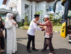 Haru Sambut Kepulangan Jemaah Haji Balangan, Bupati Ajak Jaga Kesehatan