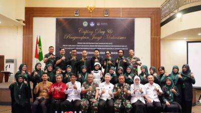 107 Mahasiswa Politeknik Kesdam VI/Banjarmasin Resmi Sandang Cap dan Ikrar Profesi