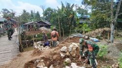 Kodim 1002/HST Percepat Pembangunan Infrastruktur, Dua Jembatan Garuda Masuk Tahap Konstruksi Abutment