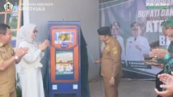 Ketua DPRD Batola Hadiri Launching ATM Beras