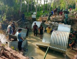 Kodim 1002/HST Optimalkan Pembangunan Empat Jembatan untuk Akses Masyarakat