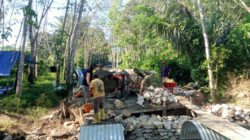 Kodim 1002/HST Percepat Pembangunan Empat Jembatan Demi Kelancaran Akses Warga