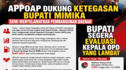 APPOAP Dukung Ketegasan Bupati Mimika Demi Menyelamatkan Pembangunan Daerah