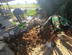 Kodim 1002/HST Optimalkan Pembangunan Empat Jembatan Demi Kelancaran Akses Warga