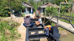 Pemasangan Besi WF Dimulai, Pembangunan Jembatan Garuda Teluk Masjid Terus Dikebut
