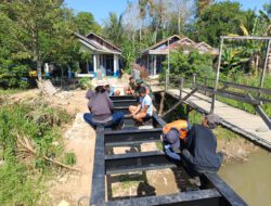 Pemasangan Besi WF Dimulai, Pembangunan Jembatan Garuda Teluk Masjid Terus Dikebut