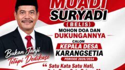 Muadi Suryadi Nyatakan Siap Maju pada Pilkades Karangsetia 2026–2034, Usung Semangat "Bukan Janji, Tetapi Dedikasi"