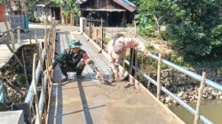 Kodim 1002/HST Kebut Penyelesaian Empat Jembatan Demi Tingkatkan Konektivitas Warga