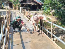 Kodim 1002/HST Kebut Penyelesaian Empat Jembatan Demi Tingkatkan Konektivitas Warga