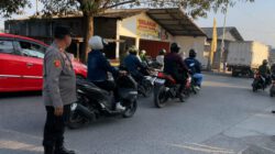 Kapolsek Serang Baru Pimpin Pengaturan Lalu Lintas Pagi