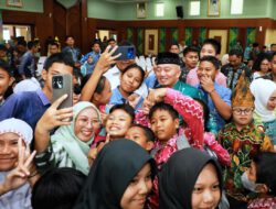 Bersama Anak Banua, Gubernur H. Muhidin dan Hj. Fathul Jannah Tebar Semangat Hari Anak Nasional Menuju Indonesia Emas 