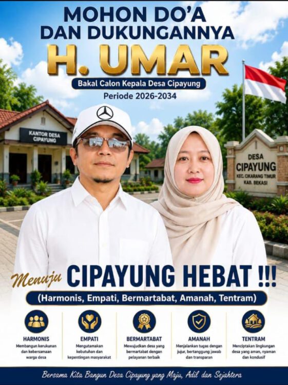 H. Umar Mantapkan Langkah Maju di Pilkades Cipayung, Usung Semangat Harmonis, Empati, Bermartabat, Amanah, dan Tentram